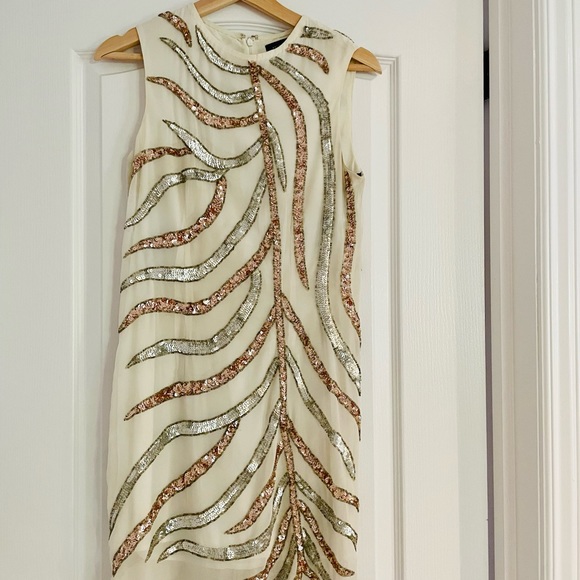 Marciano white dress with sequin detailing - Picture 3 of 5